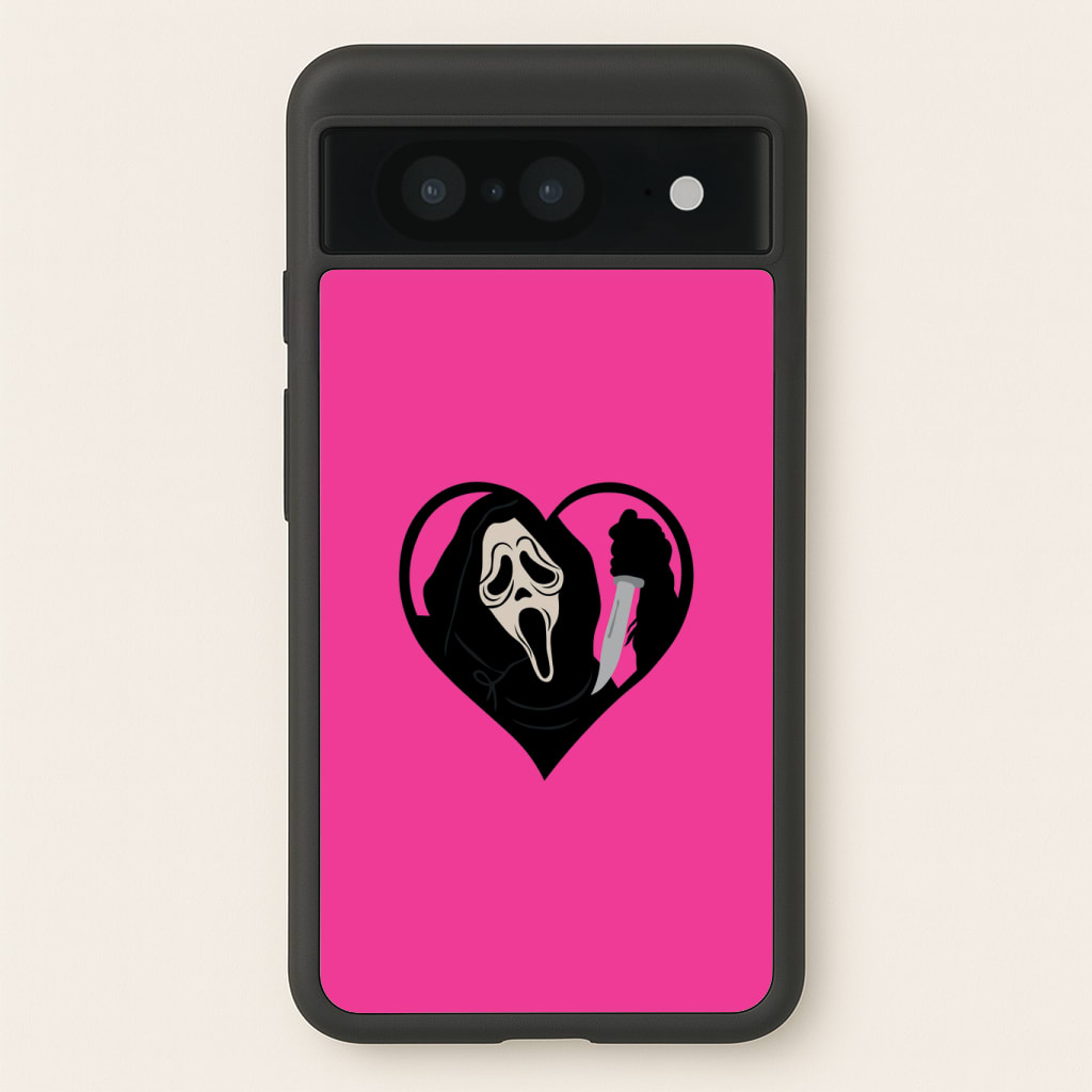 Heart face - Halloween Phone Case