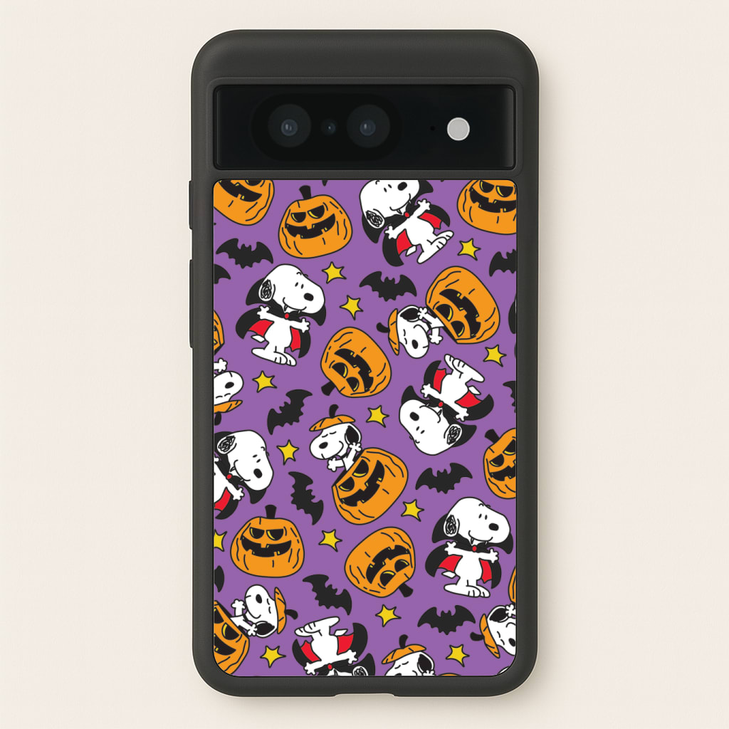 Cartoon Beagle Halloween Pattern Phone Case