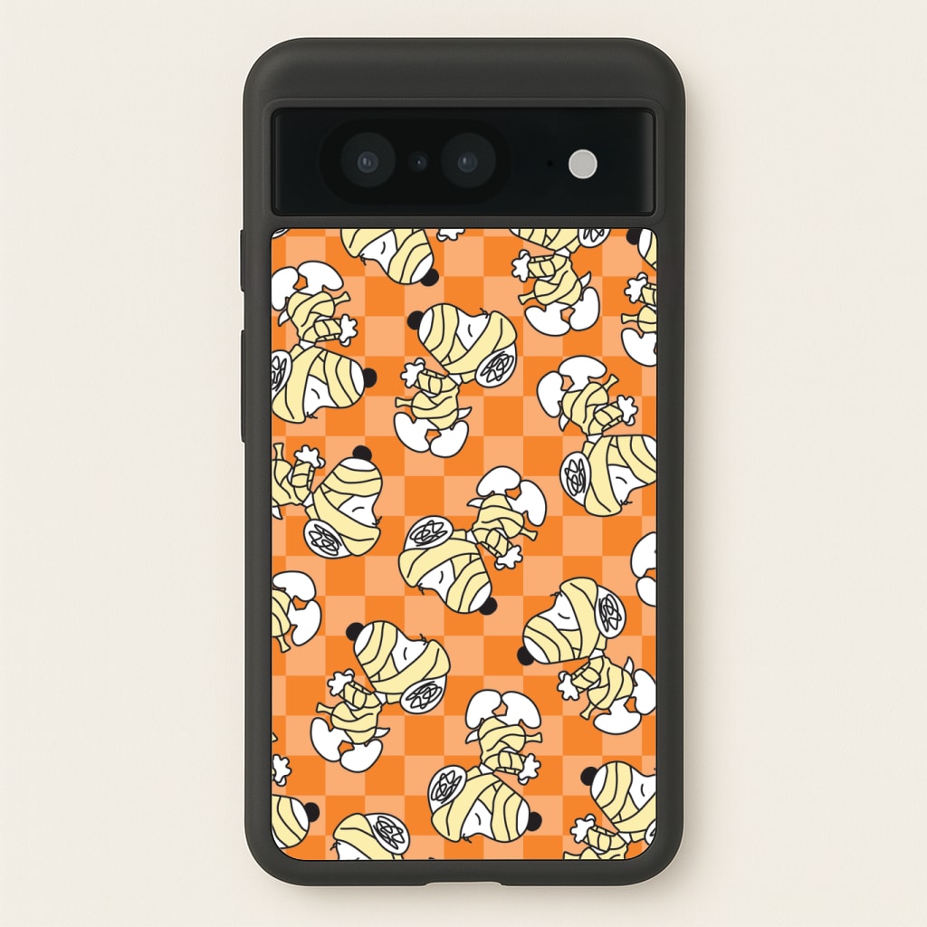 Mummy Cartoon Beagle Pattern Phone Case