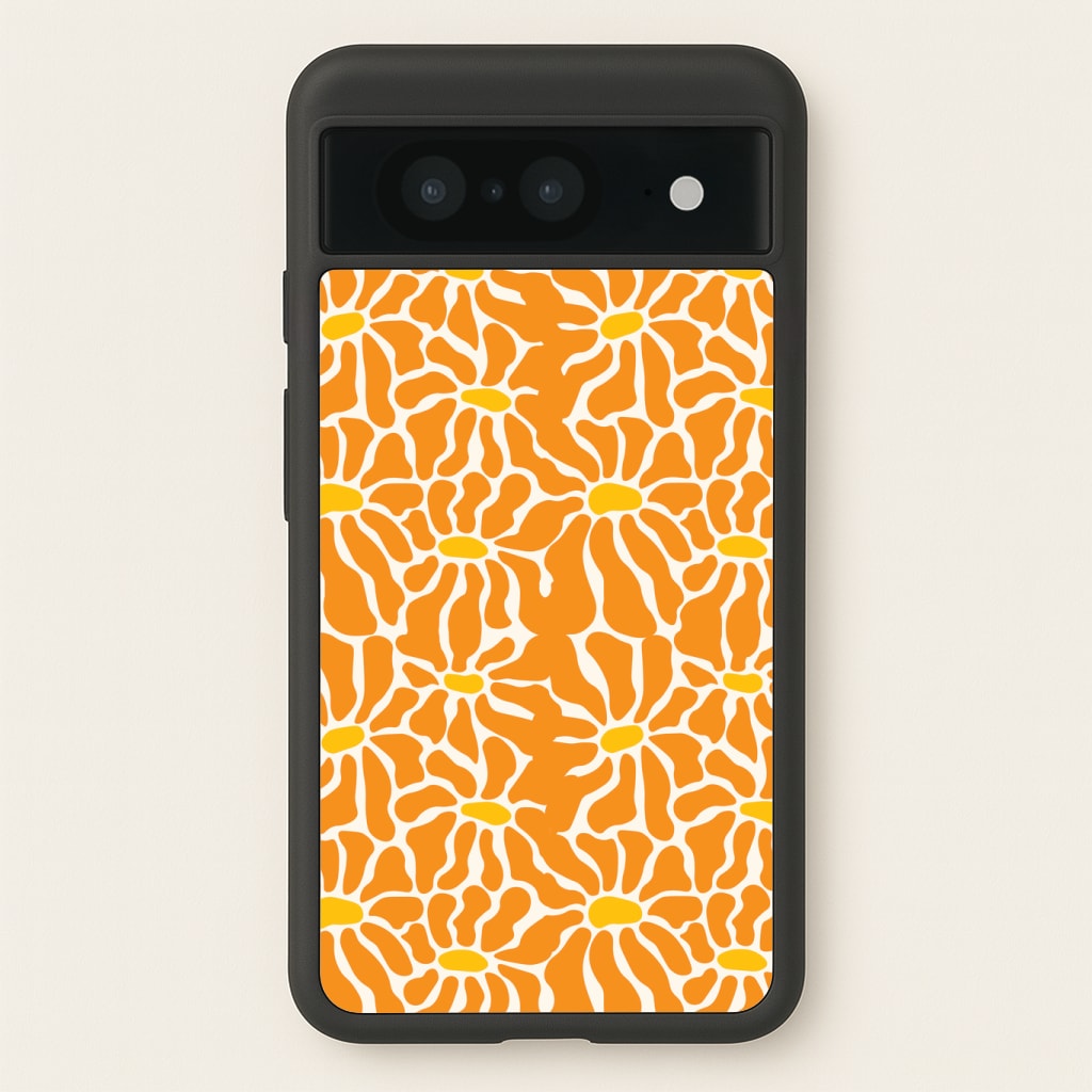Orange Flowers - Summer Phone Case