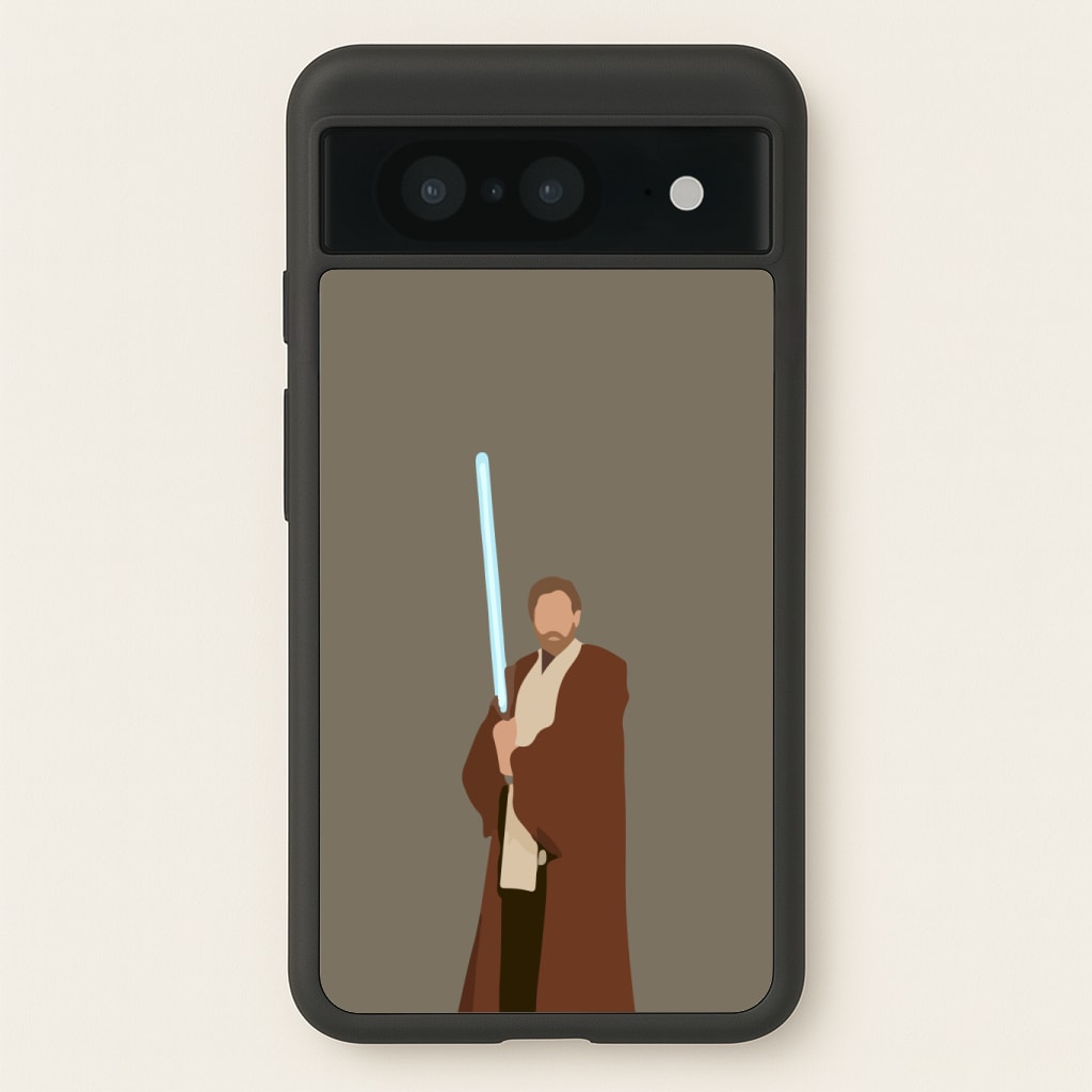 Kenobi Blue Lightsaber Phone Case