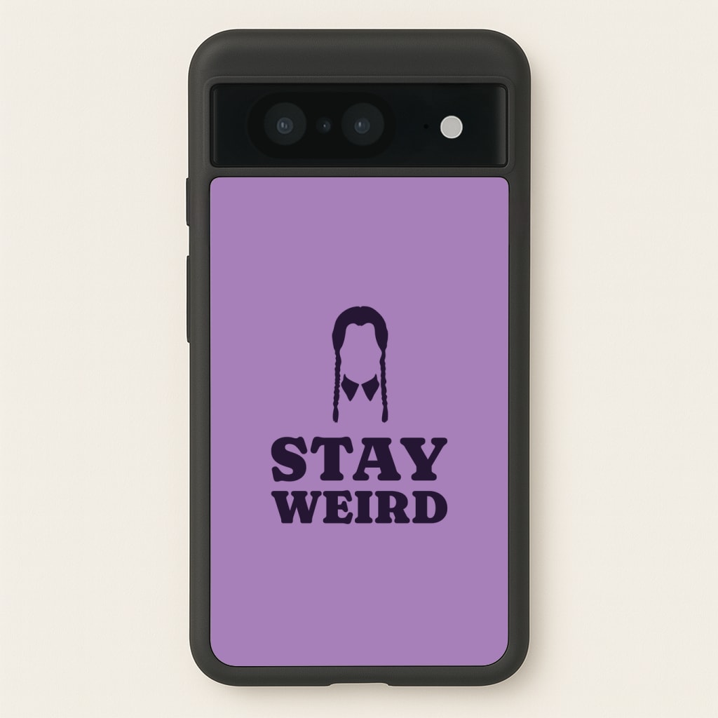 Stay Weird Purple Phone Case