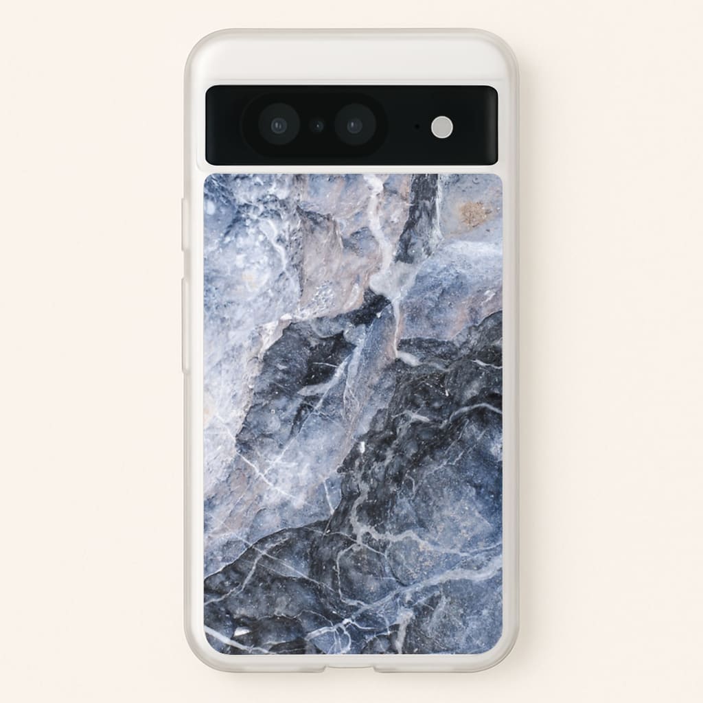Grey and White Marble Phone Case