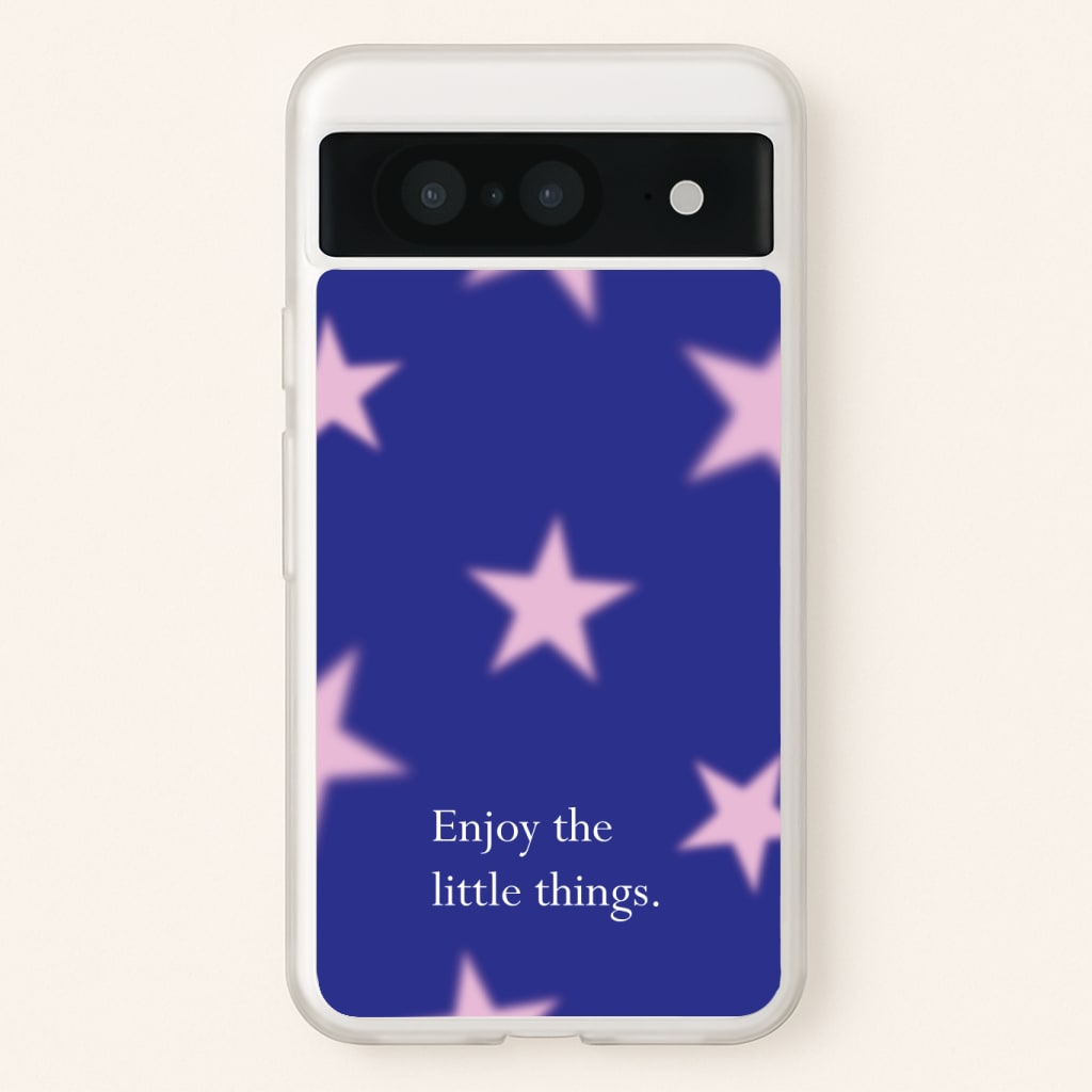 Enjoy The Little Things Dark Purple Phone Case