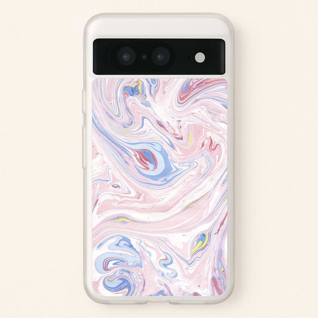 Pink Marble Swirl Phone Case