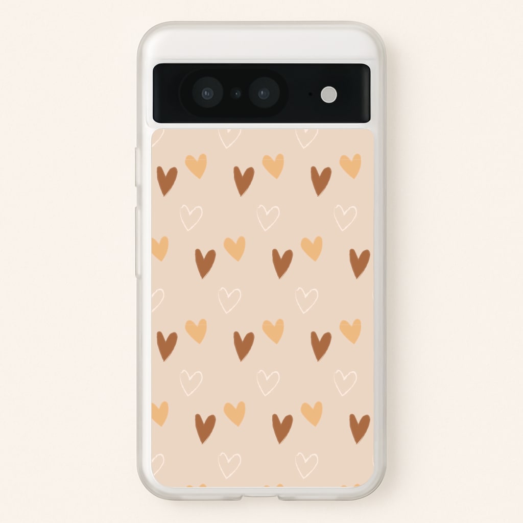 Cute Love Heart Pattern Phone Case