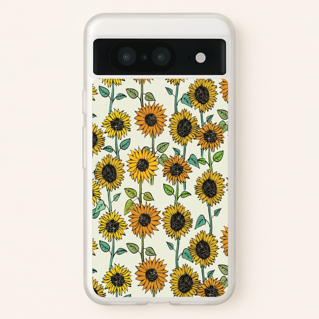 Painted Sunflowers Phone Case