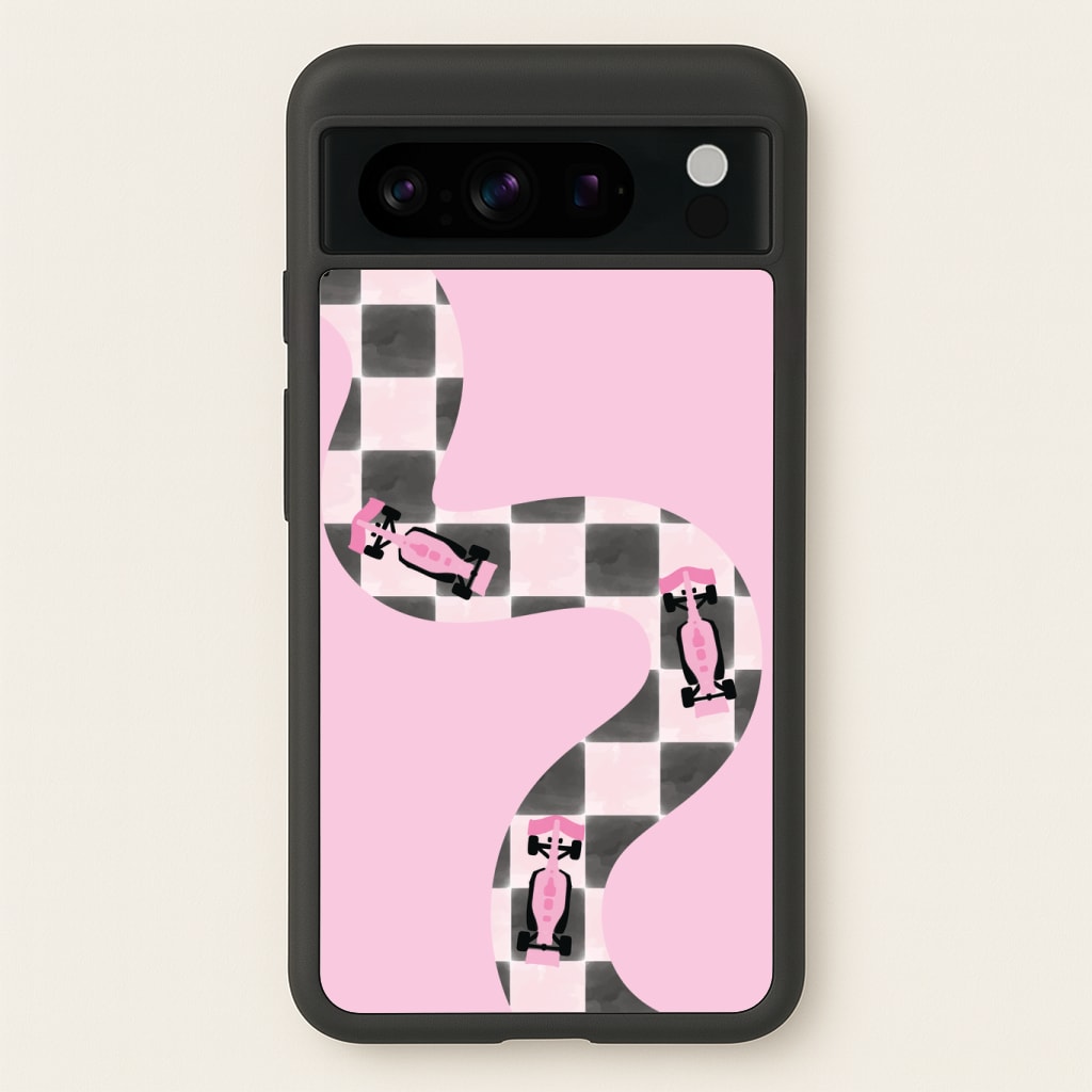 Checkered Track Phone Case