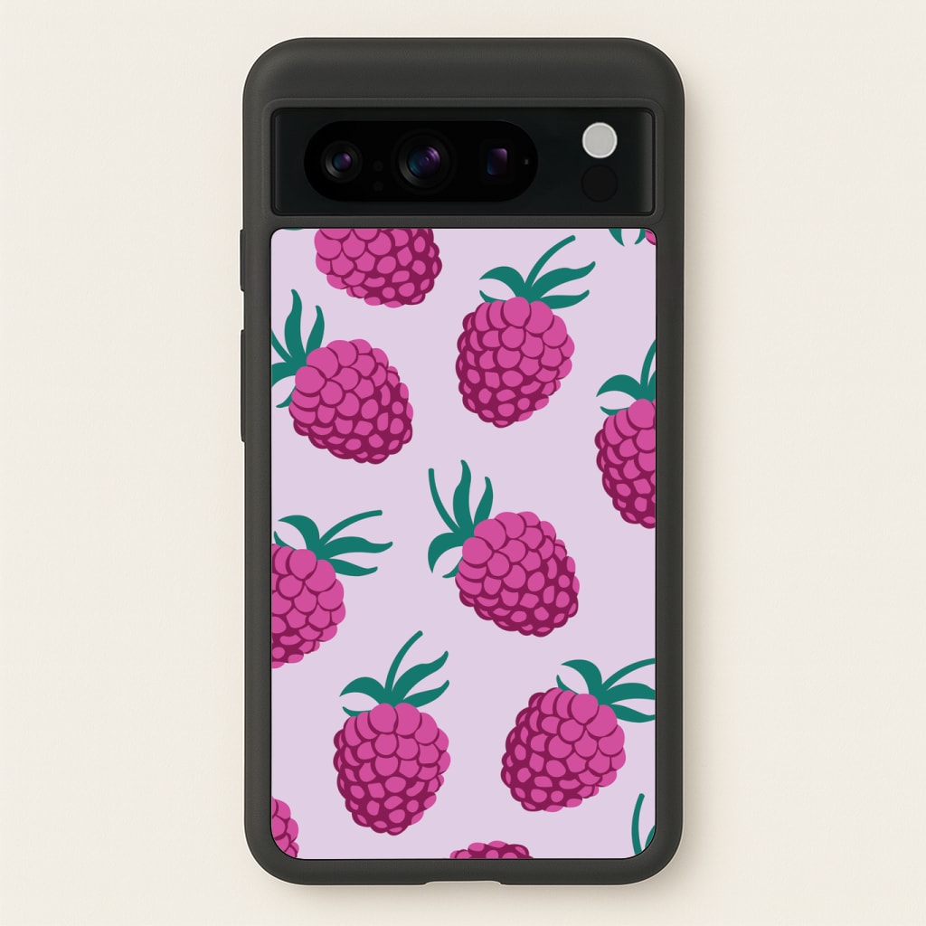 Rasberries - Fruit Patterns Phone Case