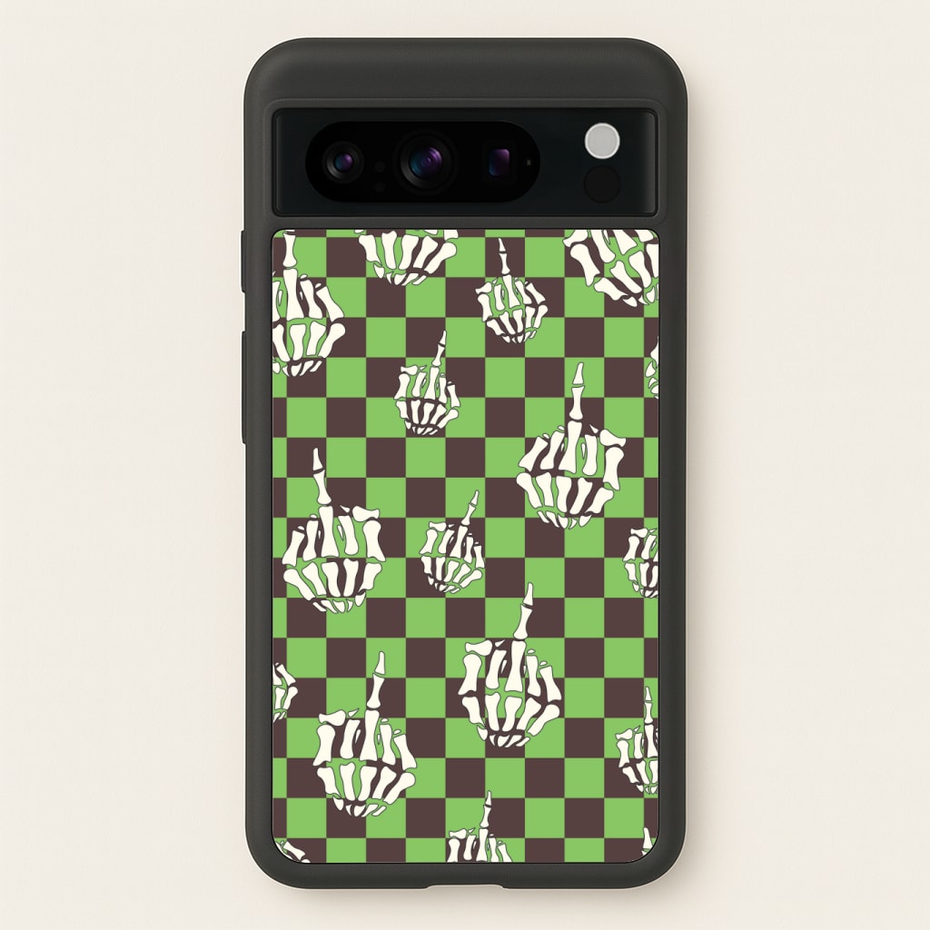 Green Middle Finger Phone Case