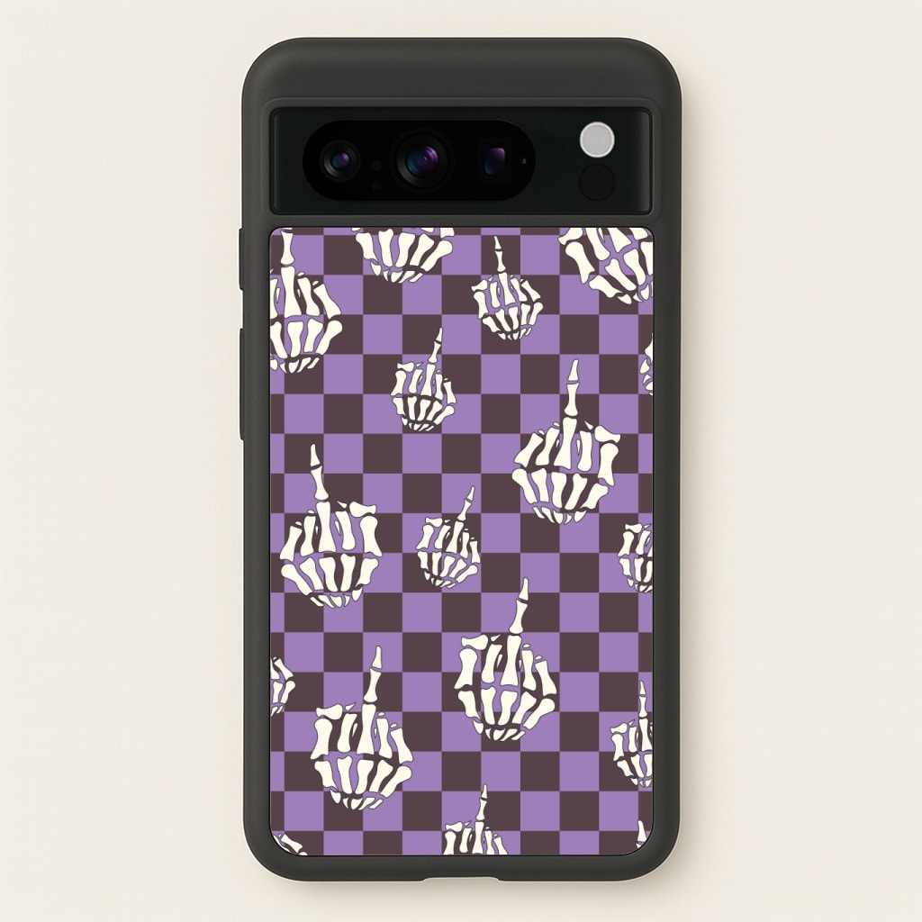 Purple Middle Finger Phone Case