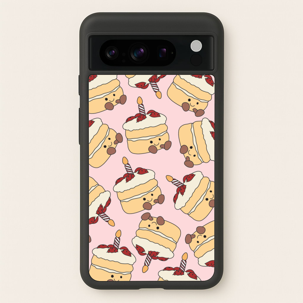 Cake Pattern - Plushy Phone Case