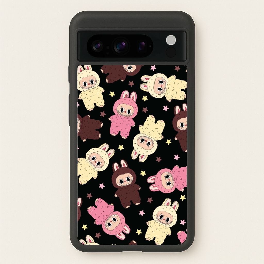 Cute Monsters And Stars Pattern Phone Case
