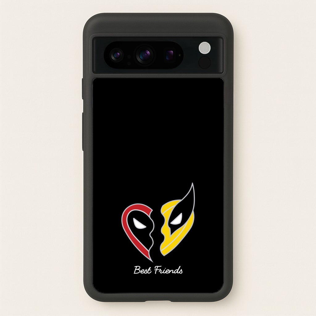 Superhero Best Friends Locket Phone Case