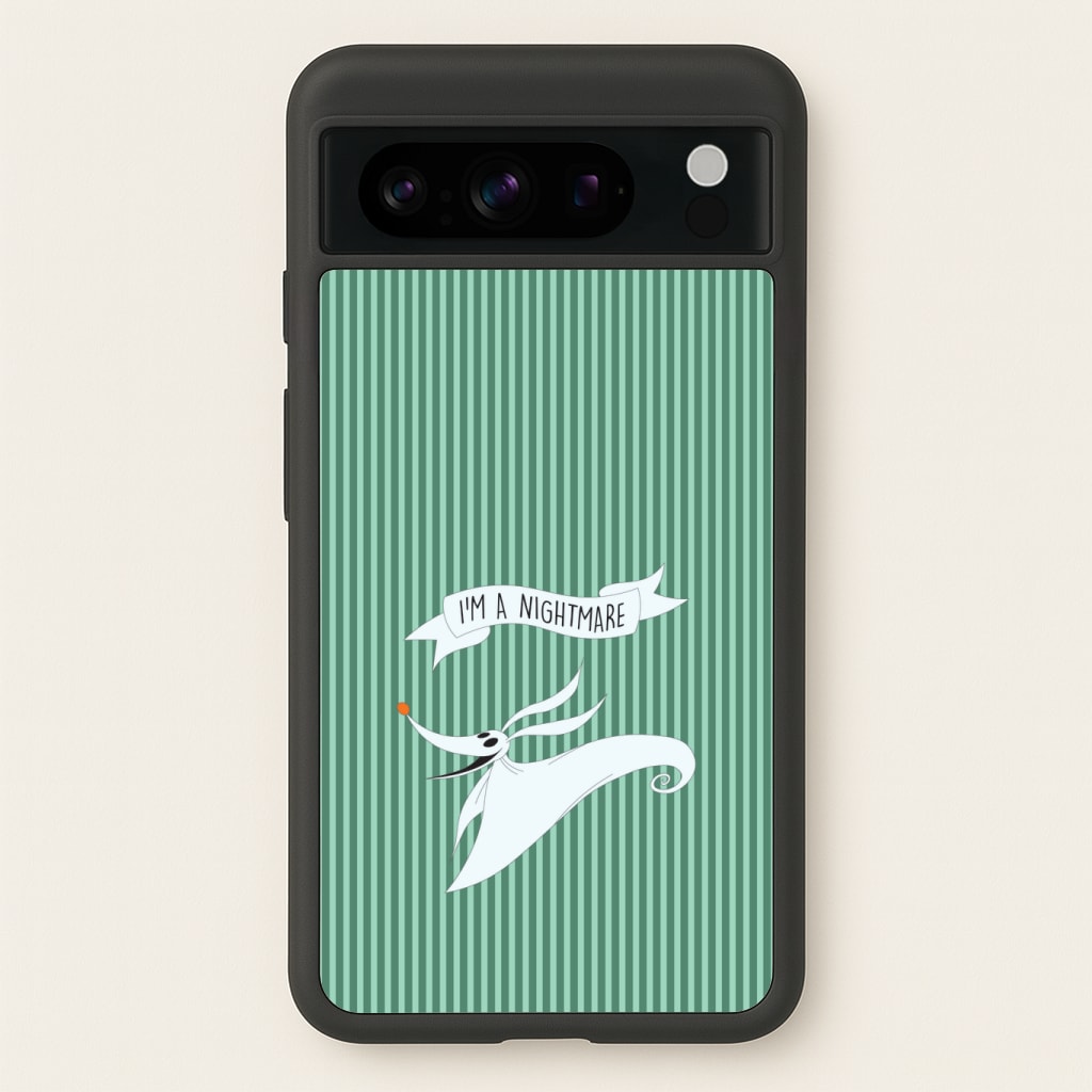Stripey I'm A Nightmare Phone Case