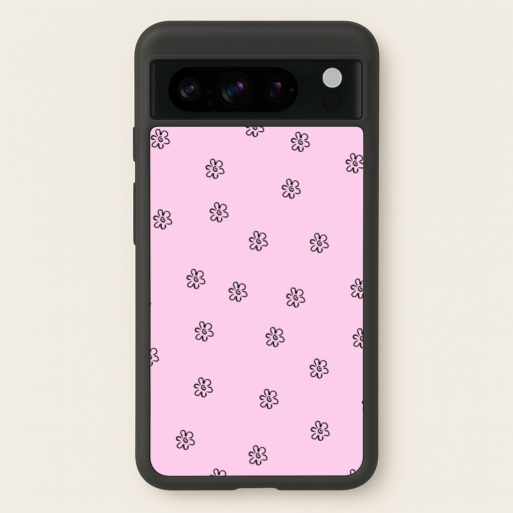 Detail Flower Pattern - Pink Phone Case