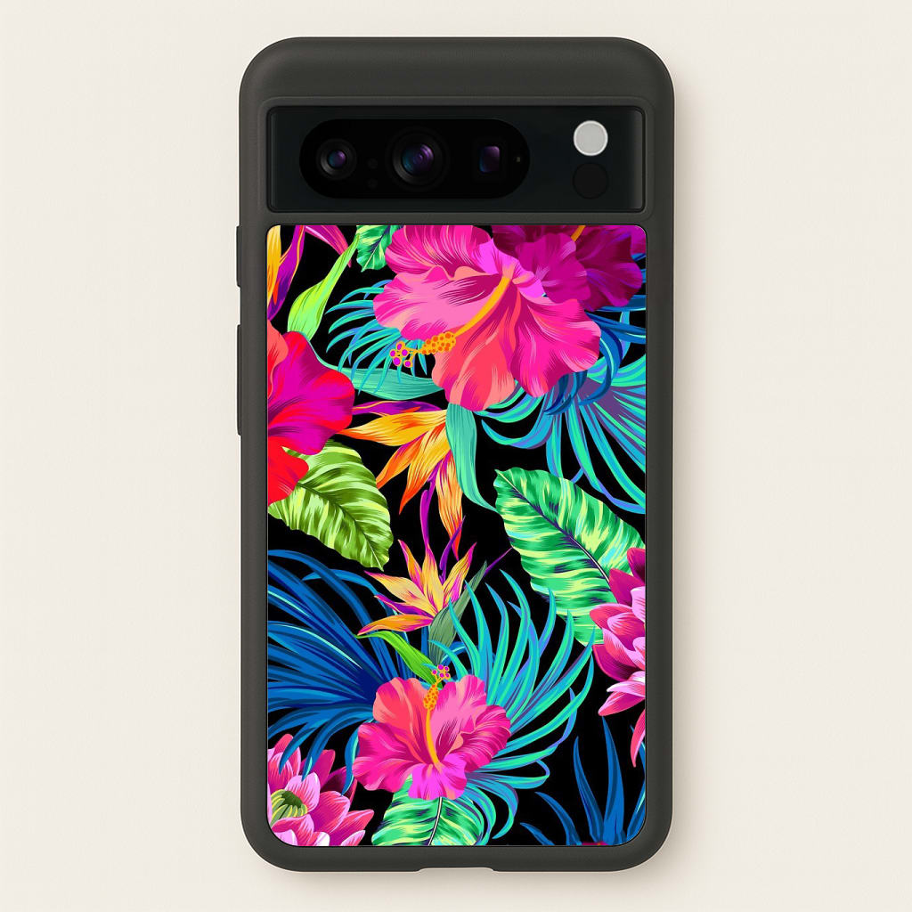 Colourful Hibiscus Pattern Phone Case