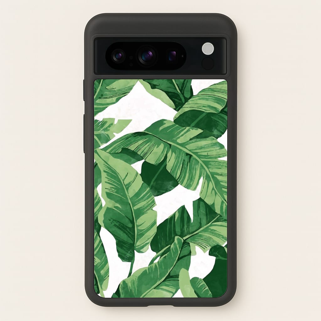 Tropical Banana Leaf Pattern Phone Case