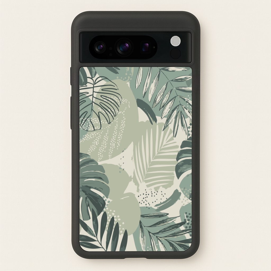 Green Leaf Pattern - Foliage Phone Case