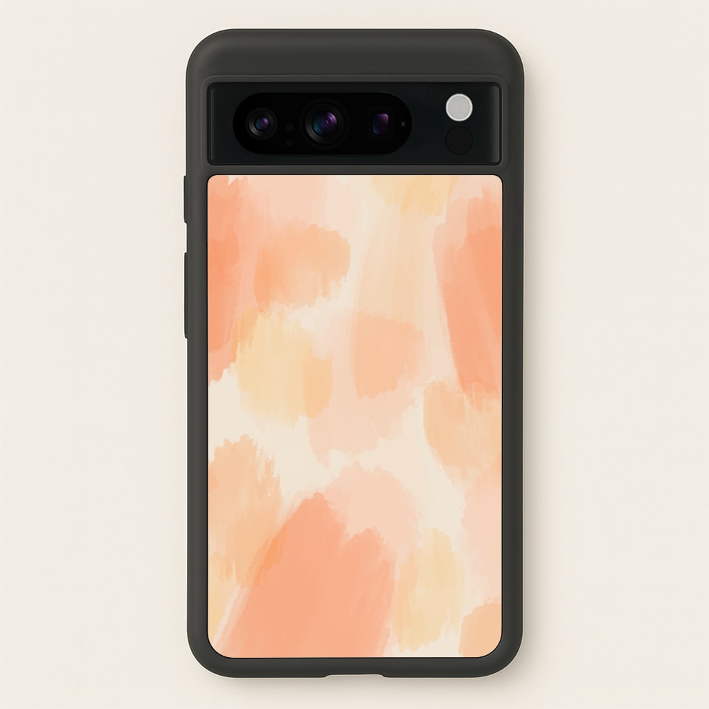 Orange Strokes Phone Case