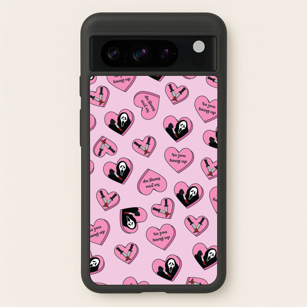 No You Hang Up Love Hearts Phone Case