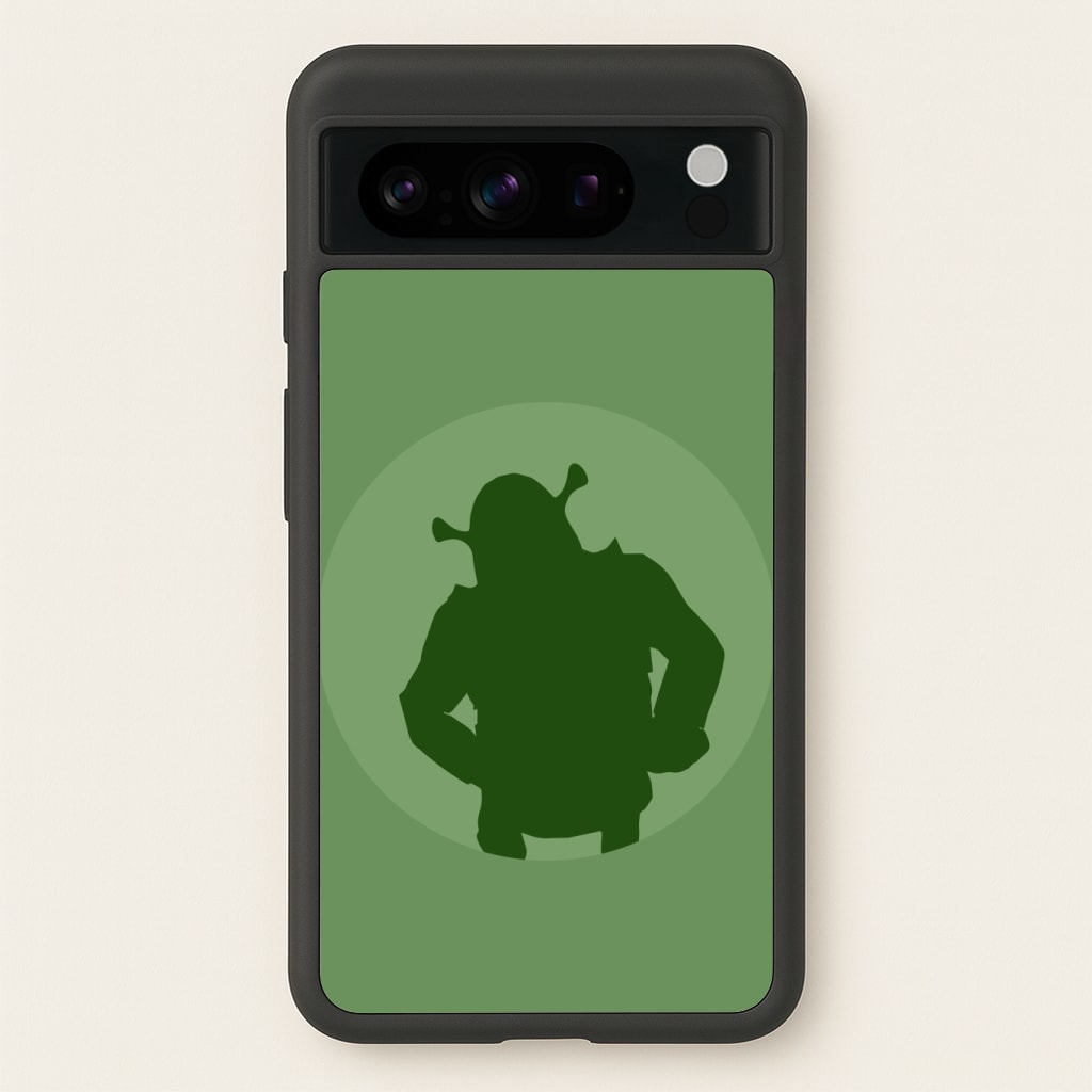 Green Ogre Outline Phone Case