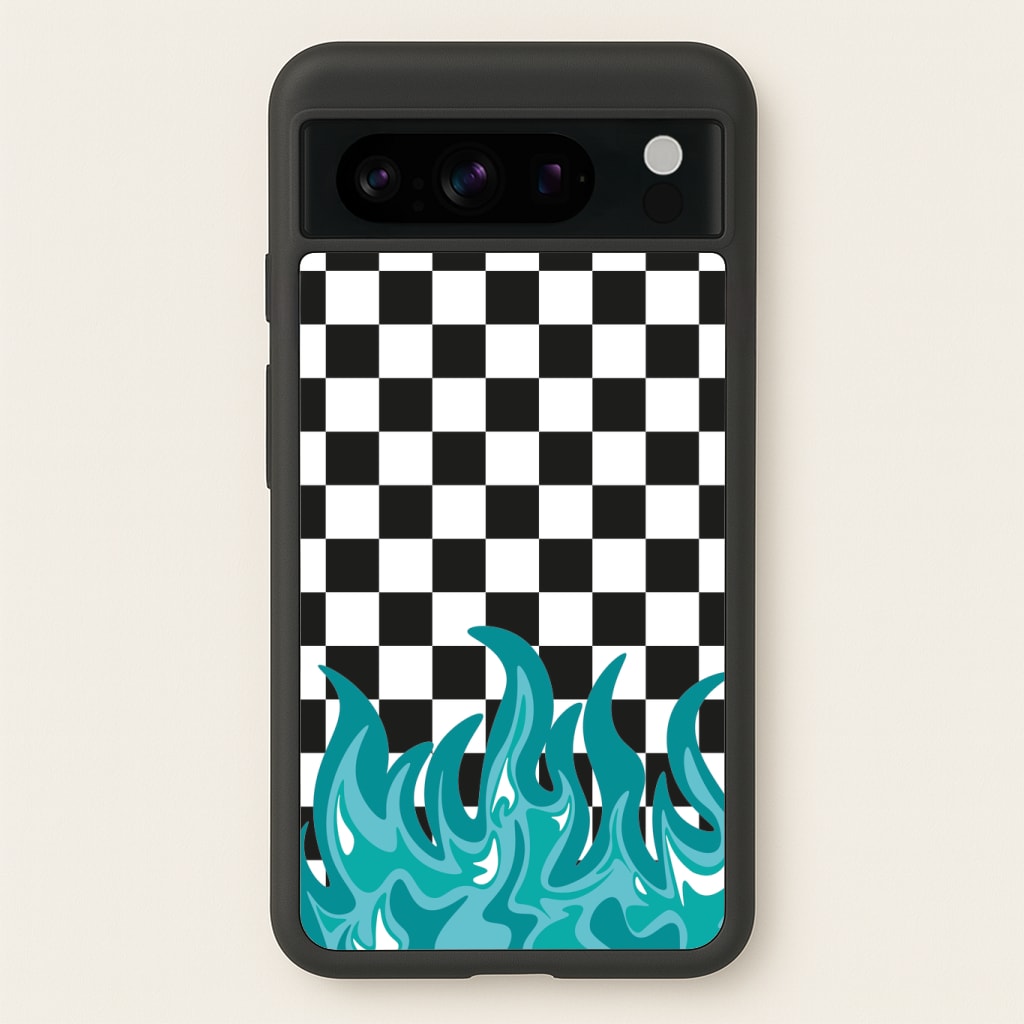 Blue Flame - Skate Aesthetic Phone Case