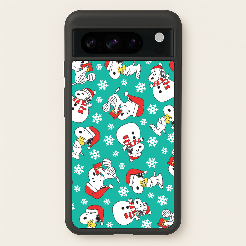 Christmas Cartoon Beagle Pattern Phone Case