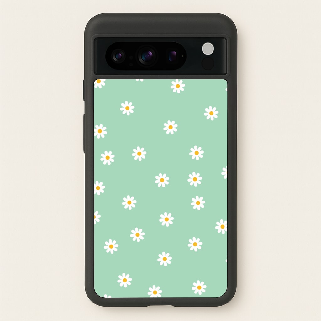 Teal Daisies Phone Case