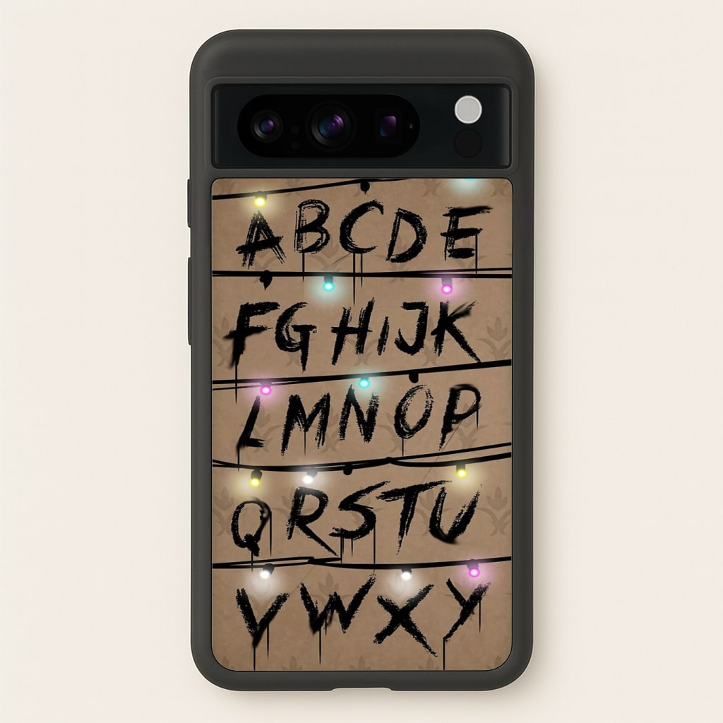 Stranger Alphabet Wall Phone Case