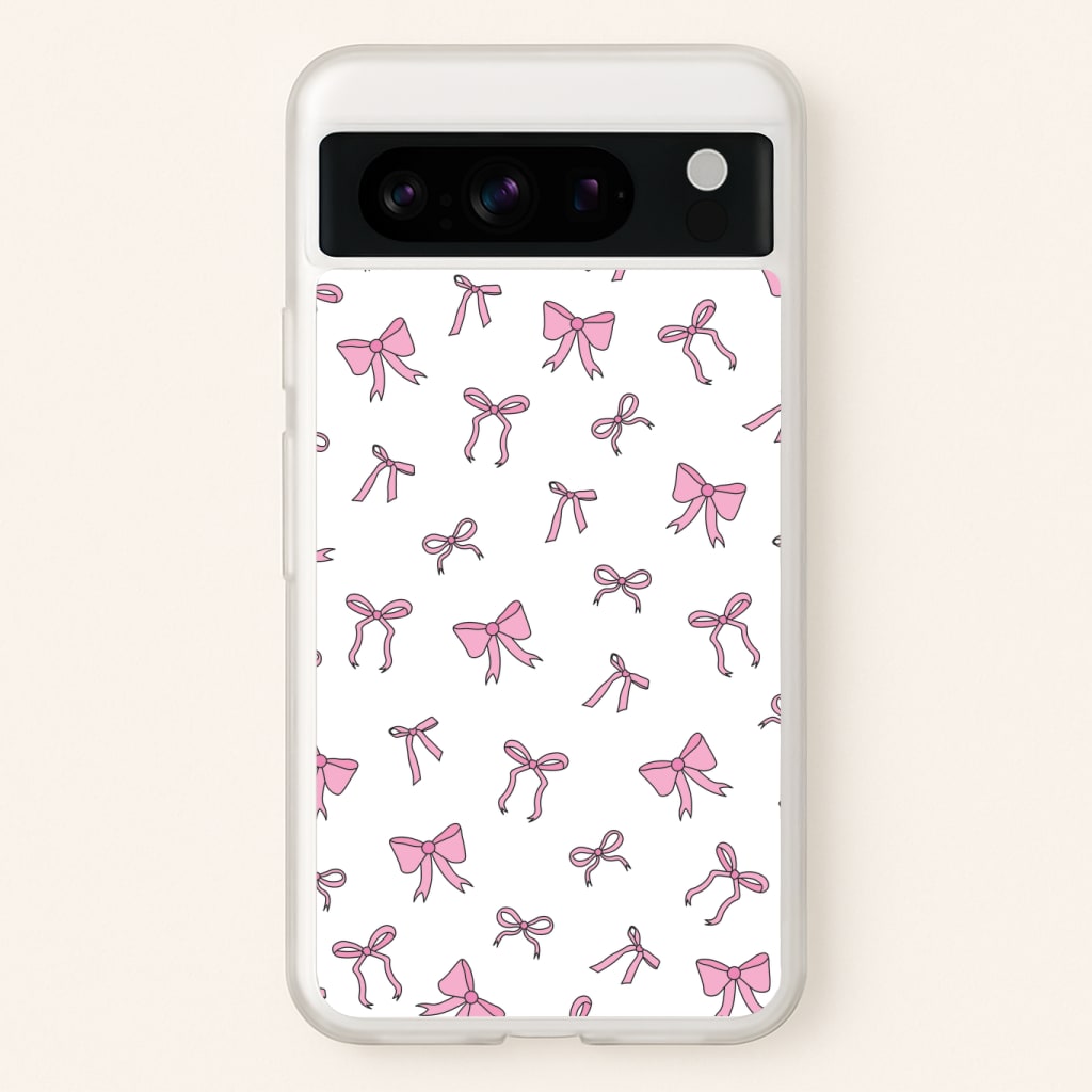 Coquette Variety Pink Bows Pattern Phone Case