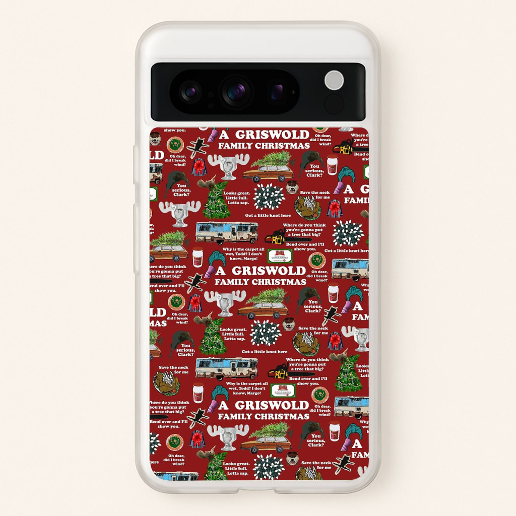 Christmas Holiday Collage Phone Case