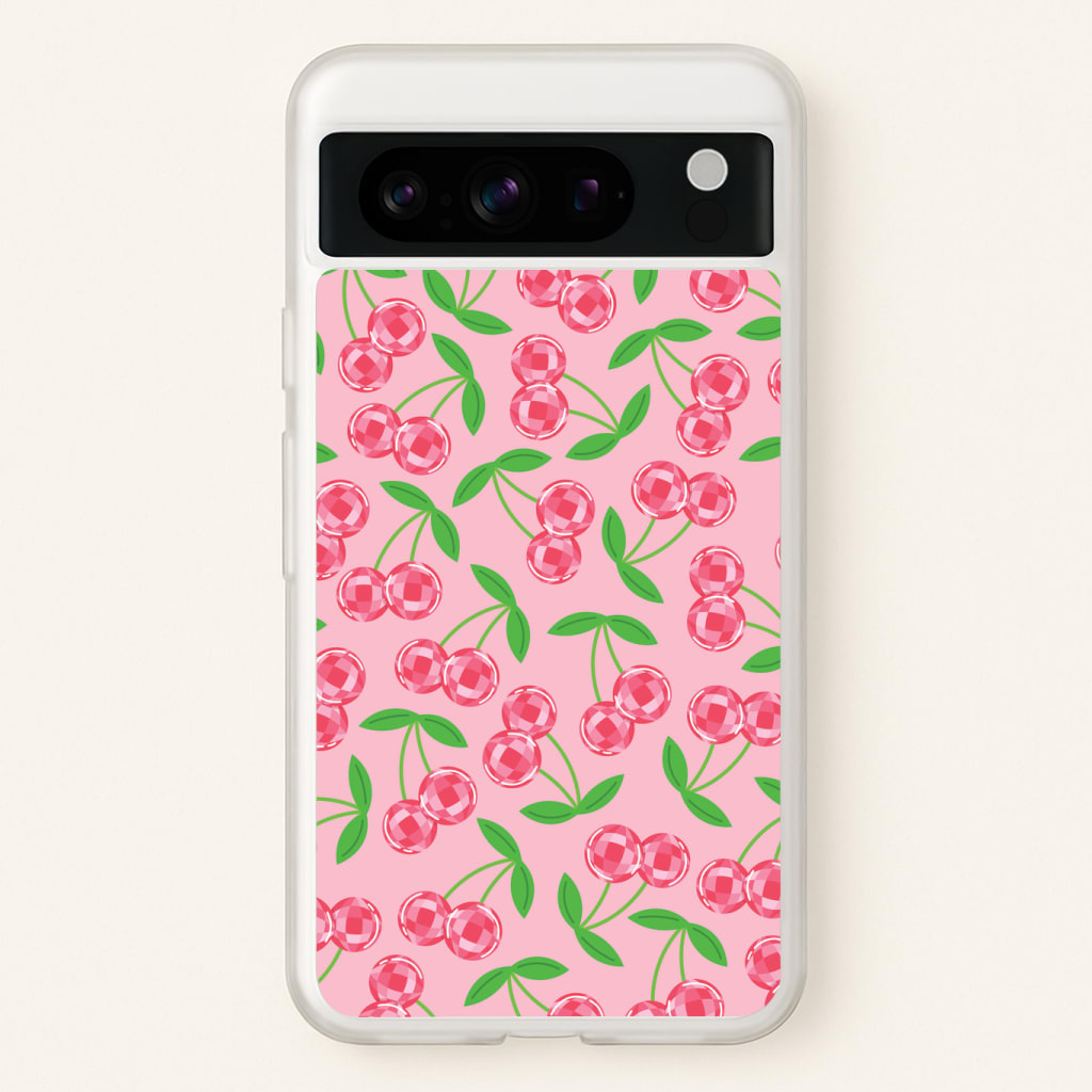 Disco Cherries Pattern Phone Case
