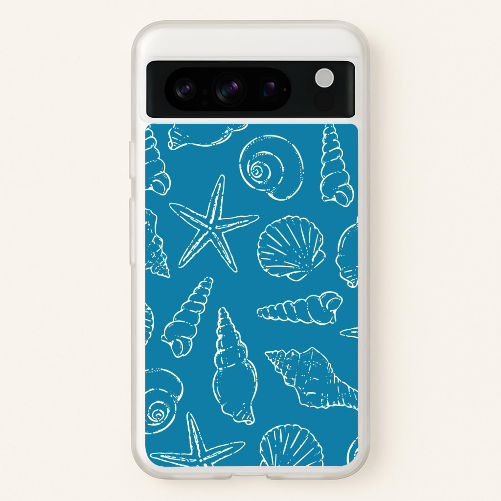 Sketched Shells Pattern Phone Case