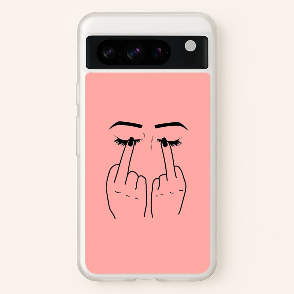 Middle Finger Eyes Phone Case