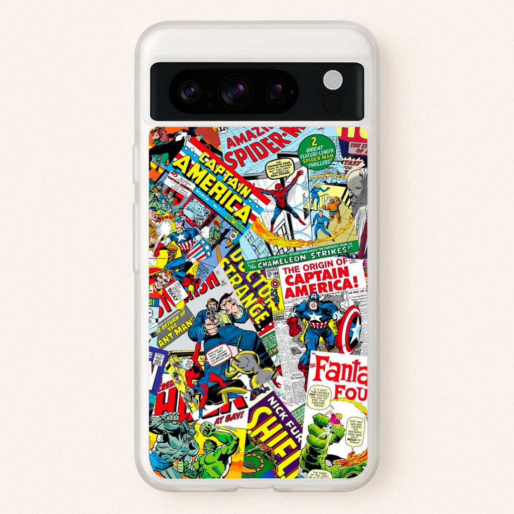 Superhero Comic Comics Pattern Phone Case
