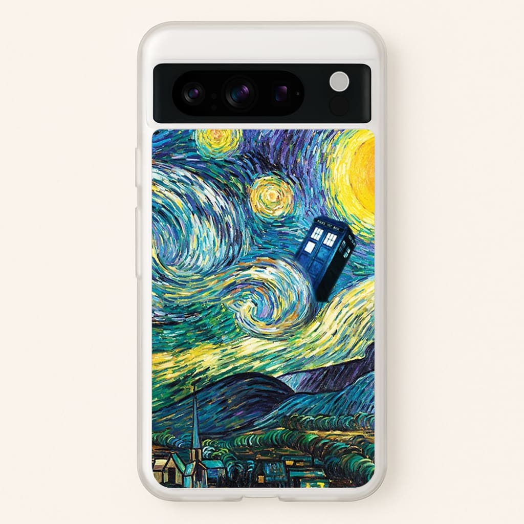 Starry Night Tardis Phone Case