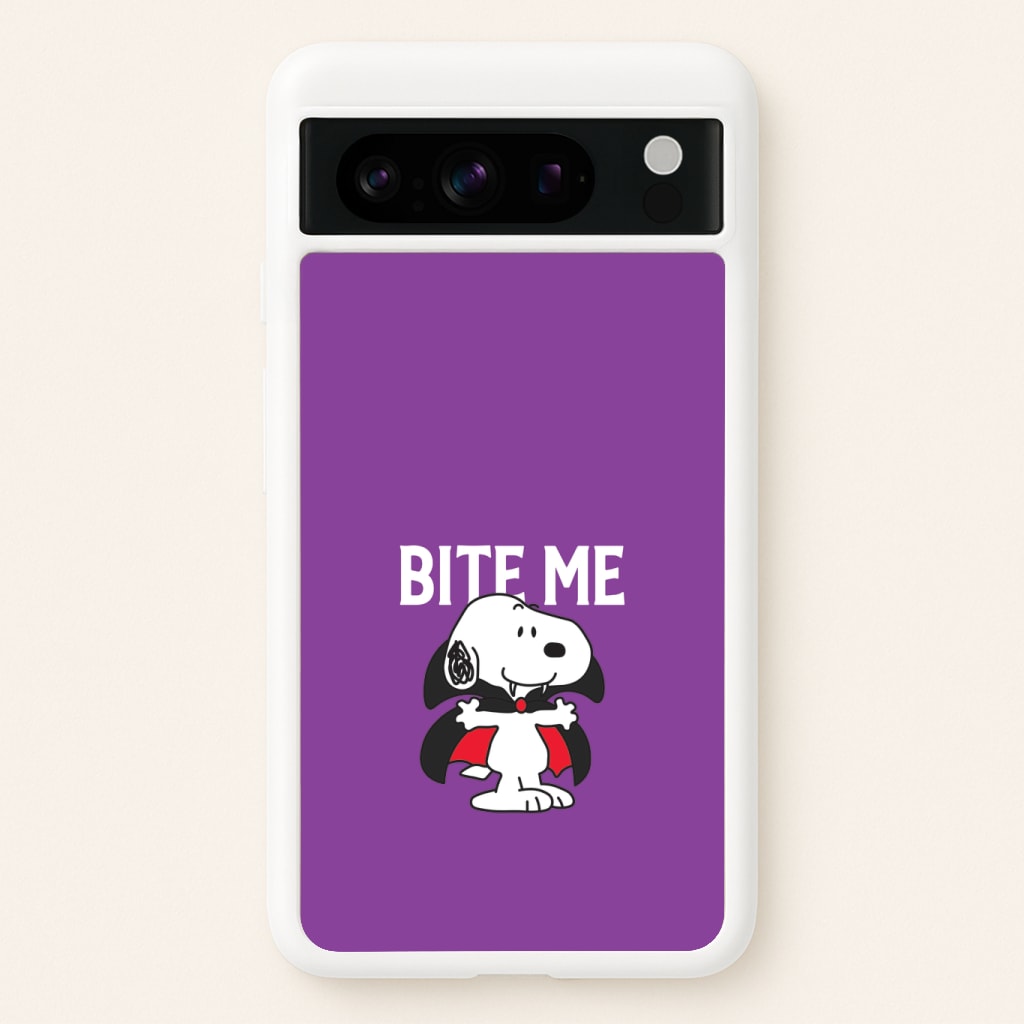 Bite Me Cartoon Beagle Phone Case