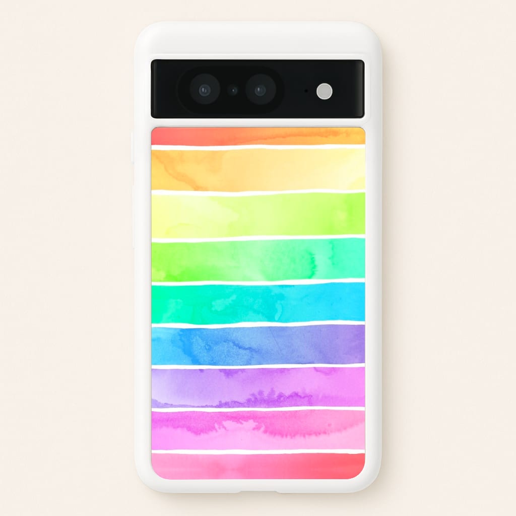 Summer Rainbow Stripes Phone Case