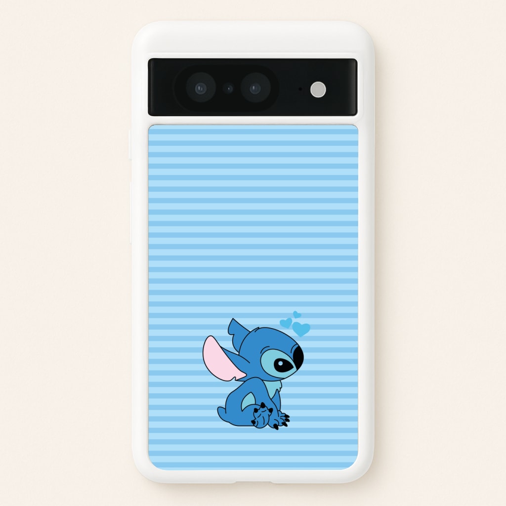 Blue Hearts Alien Blue Valentine's Phone Case
