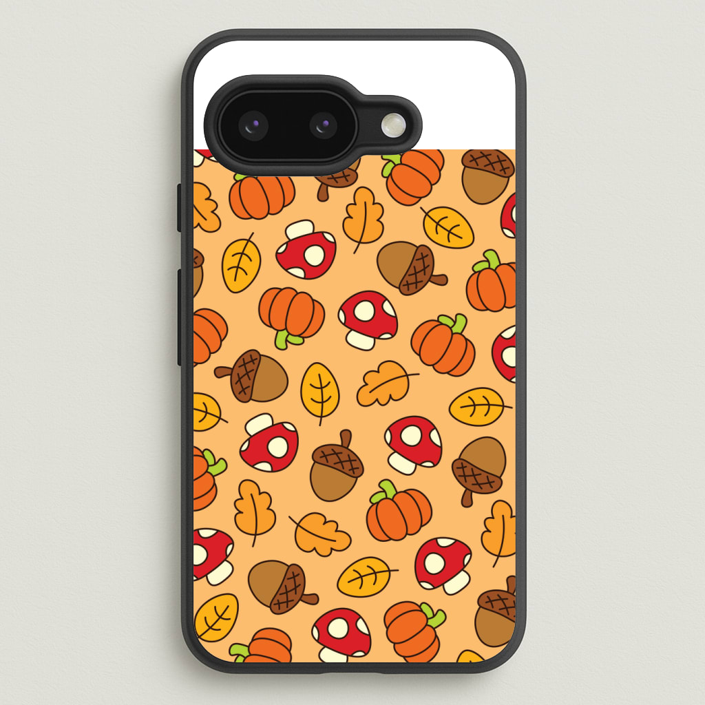 Cartoon Autumn Icons Pattern Phone Case