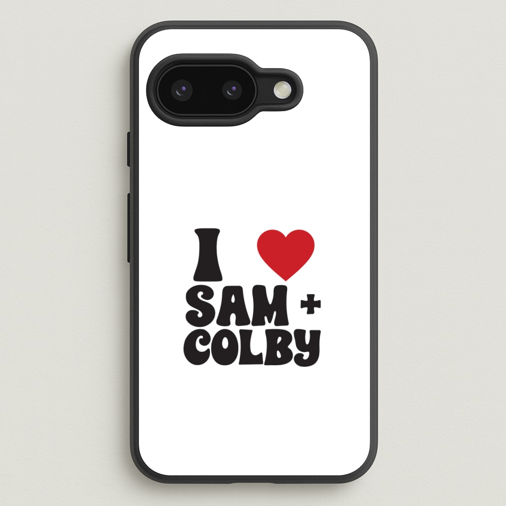 I Love S & C Phone Case