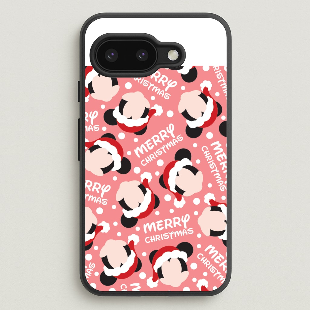 Merry Christmas Cartoon Mouse Pattern Phone Case
