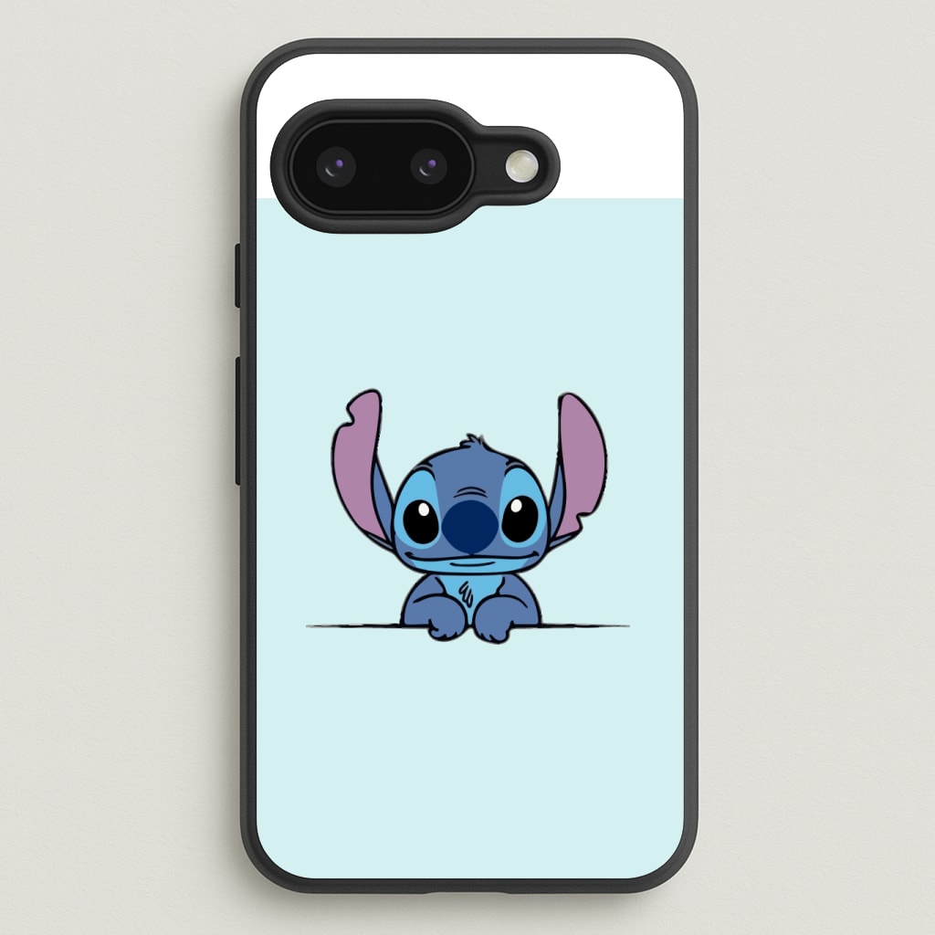Alien Blue Leaning Phone Case