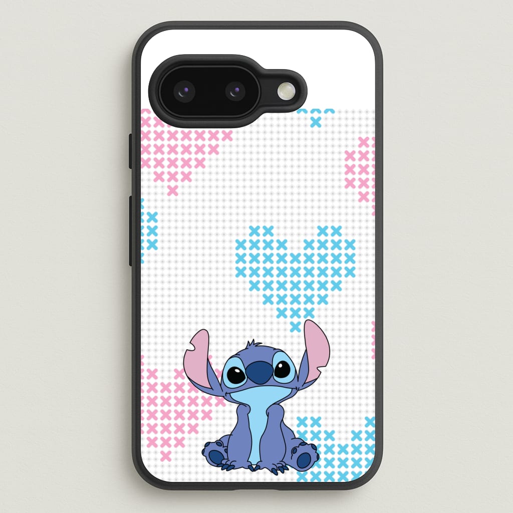 Blue Alien Hearts Phone Case