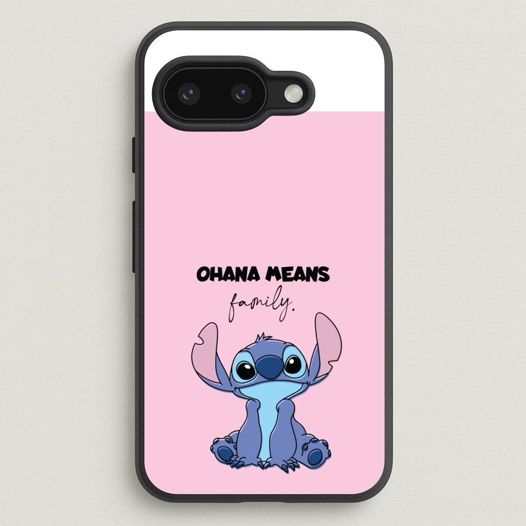 Ohana Means Family Pink Phone Case