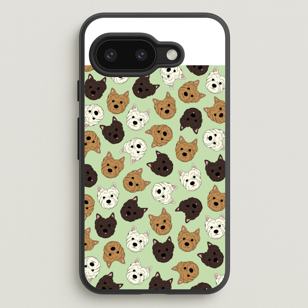 Border Terrier Pattern Phone Case