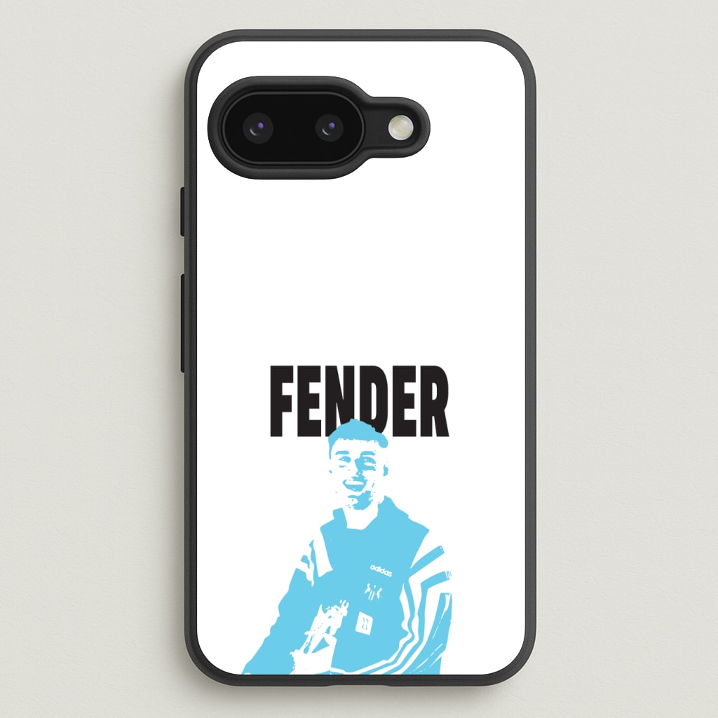 Fender Silhouette Blue Phone Case