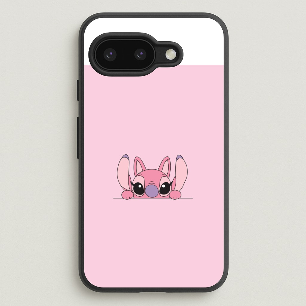 Angel Leaning - Pink Alien Phone Case