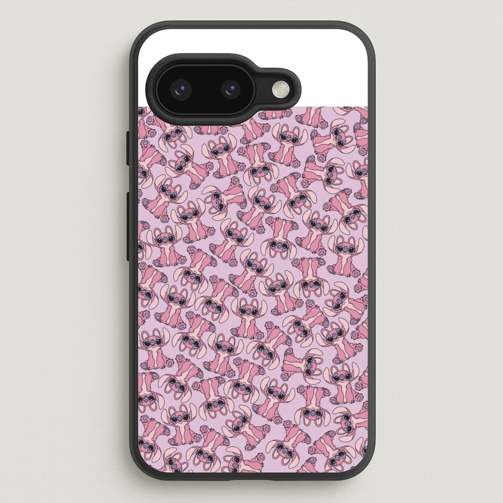 Angel Pink Alien Pattern Phone Case
